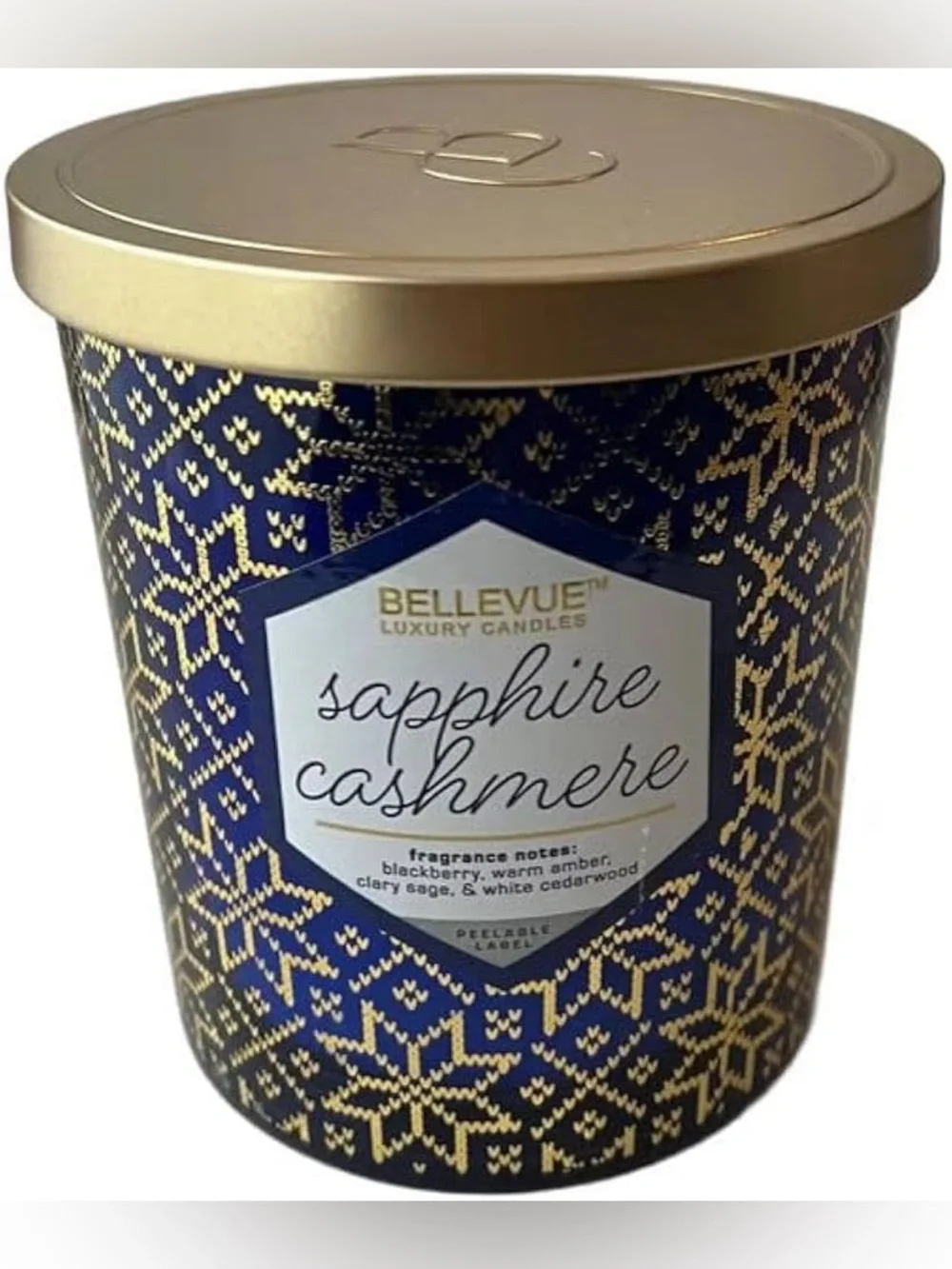 Bellevue Luxury Candles, 4 Soy Blend Candles 12 oz Each new